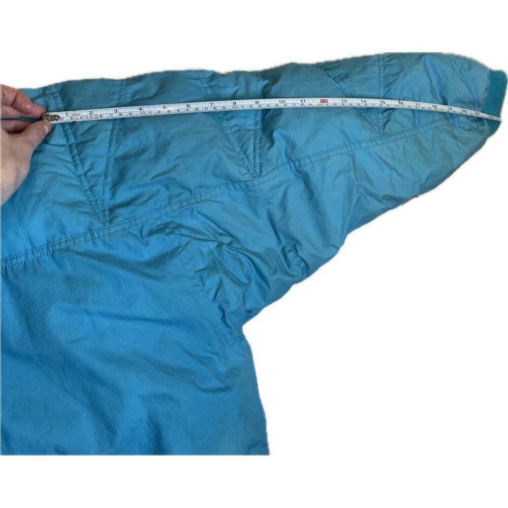North Face Vintage 80s Down Feather Jacket Puffer Men’s Blue L - Picture 11 of 14